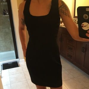 Bebe Black Sleeveless Mini Dress for any occasion